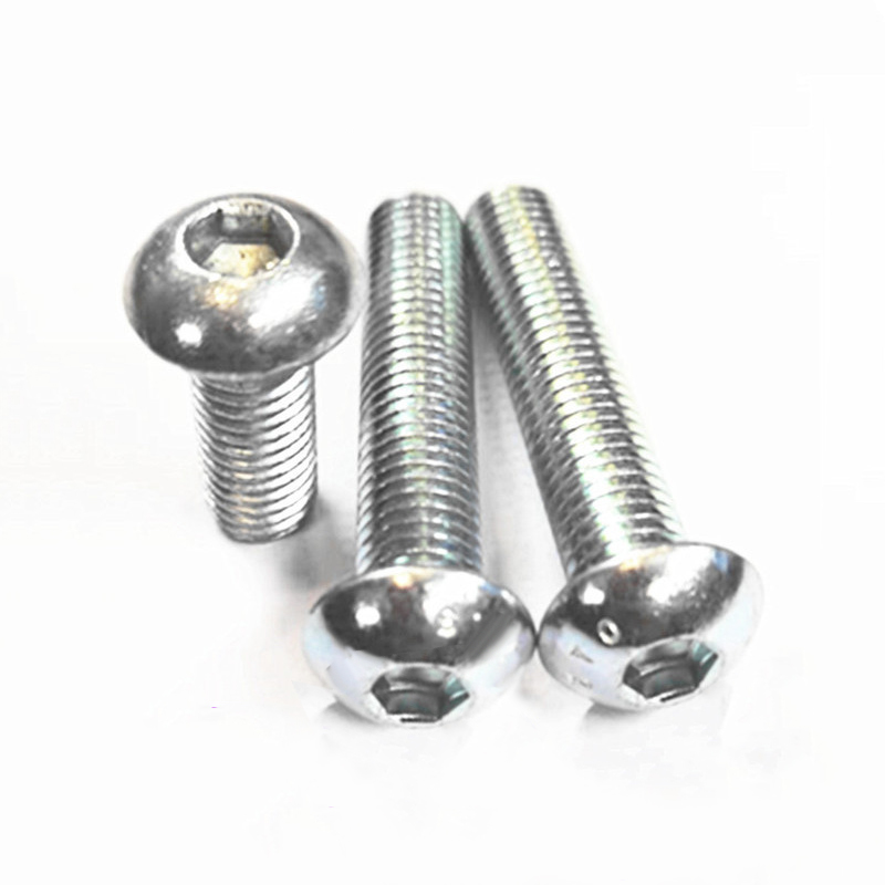 Paidu Yuan Cup 8.8/10.9 class British American half round head hex socket bolt umbrella head manufacturer quality assurance can be customized