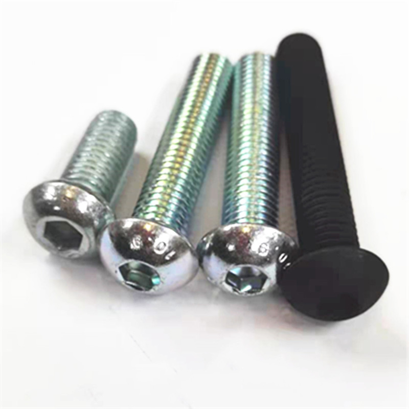 Paidu Yuan Cup 8.8/10.9 class British American half round head hex socket bolt umbrella head manufacturer quality assurance can be customized