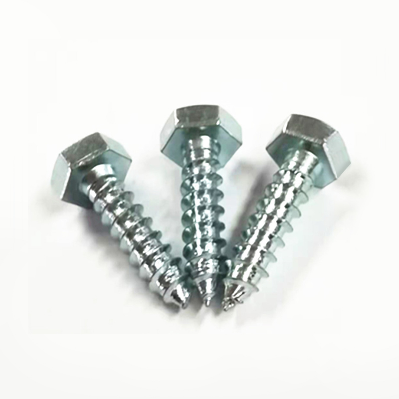 Paidu External hexagonal self-tapping American wood screw 1/4*1 inch carbon steel galvanized manufacturers production quality assurance processing customization
