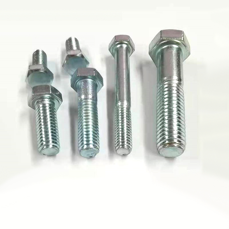Paidu GB30 outer hexagon bolt metric American 4.8 grade full teeth half-teeth galvanized screws source manufacturer quality assurance