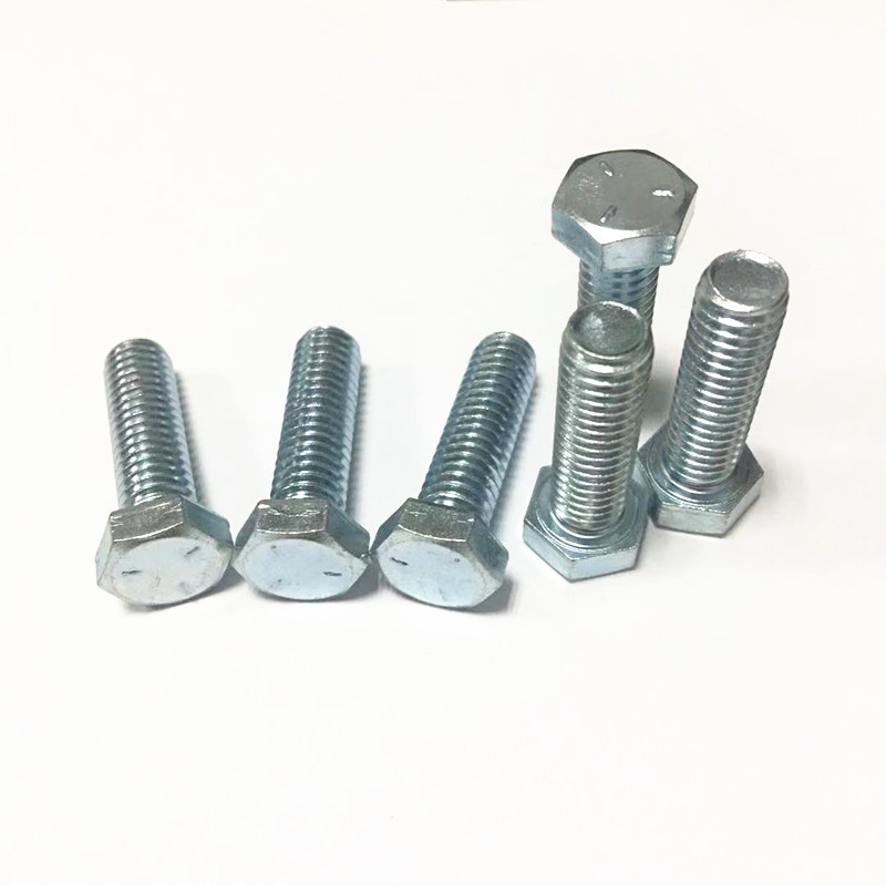 Paidu American 5 external hexagon bolt 8.8 screw manufacturers direct supply galvanized carbon steel quality assurance specifications are complete