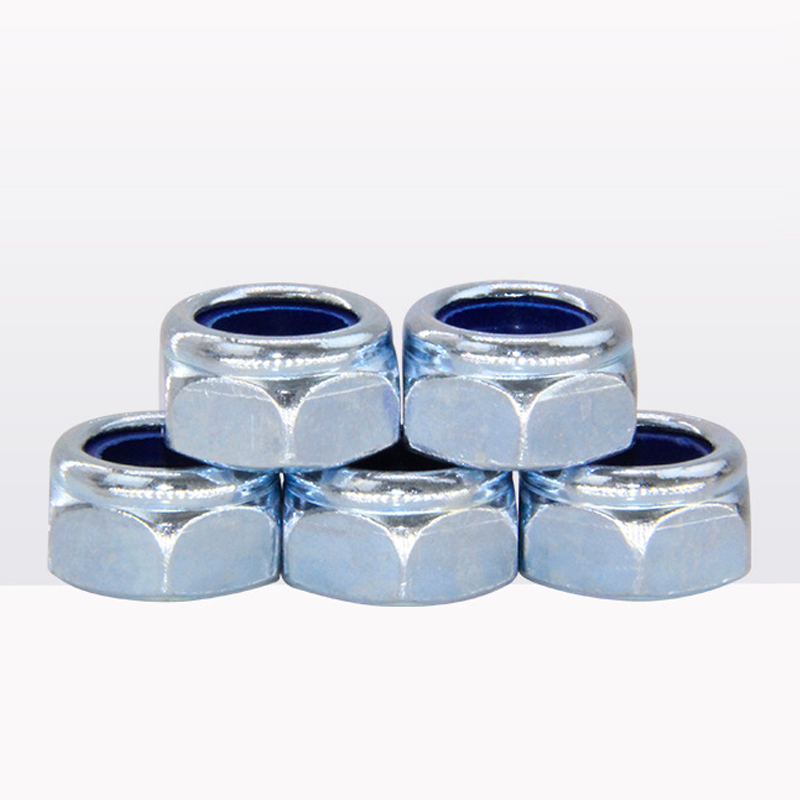 Paidu American metric nylon lock nut 2 grade 4.8 grade Ni hat galvanized factory direct sales can be customized