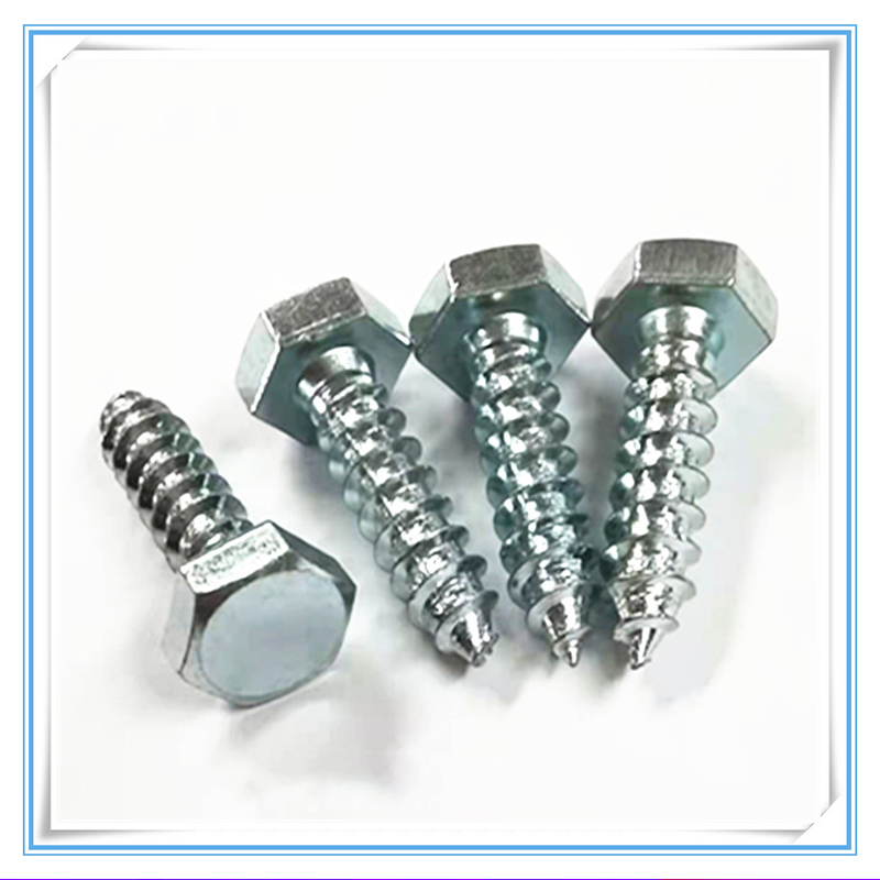 Paidu External hexagonal self-tapping American wood screw 1/4*1 inch carbon steel galvanized manufacturers production quality assurance processing customization