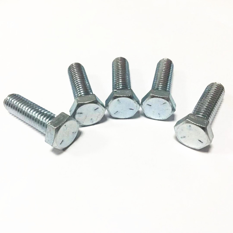 Paidu American 5 external hexagon bolt 8.8 screw manufacturers direct supply galvanized carbon steel quality assurance specifications are complete