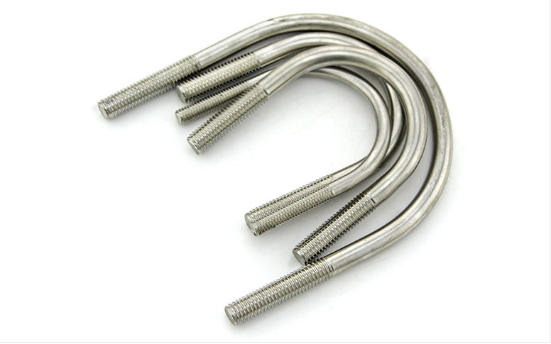 Manufacturer direct sales 304 stainless steel U-shaped wire U-shaped bolt V-shaped screw horseshoe screw clamp screw M8 series